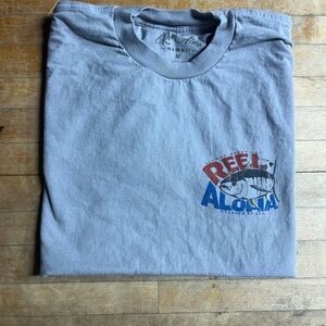 Blue Reel Aloha Hawaiian Vintage T-Shirt | M